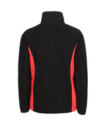 1/4 Zip Polar Fleece Pullover with Contrast Panels