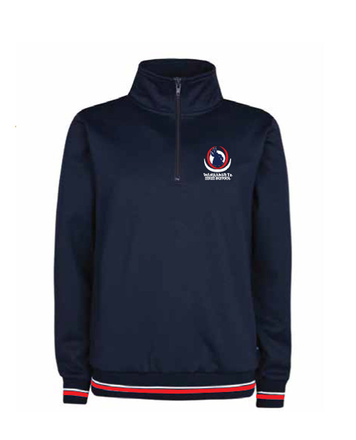 1/4 Zip Track Jumper
