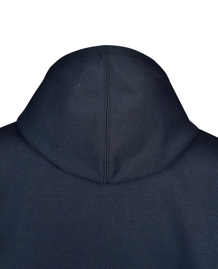 Hooded Jumper with Contrast Hood Lining