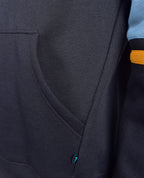 Hooded Jumper with Contrast Hood Lining