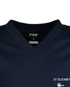 V-neck Windcheater with double Stripe Waist & Cuffs