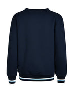 V-neck Windcheater with double Stripe Waist & Cuffs