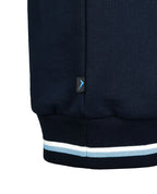 V-neck Windcheater with double Stripe Waist & Cuffs