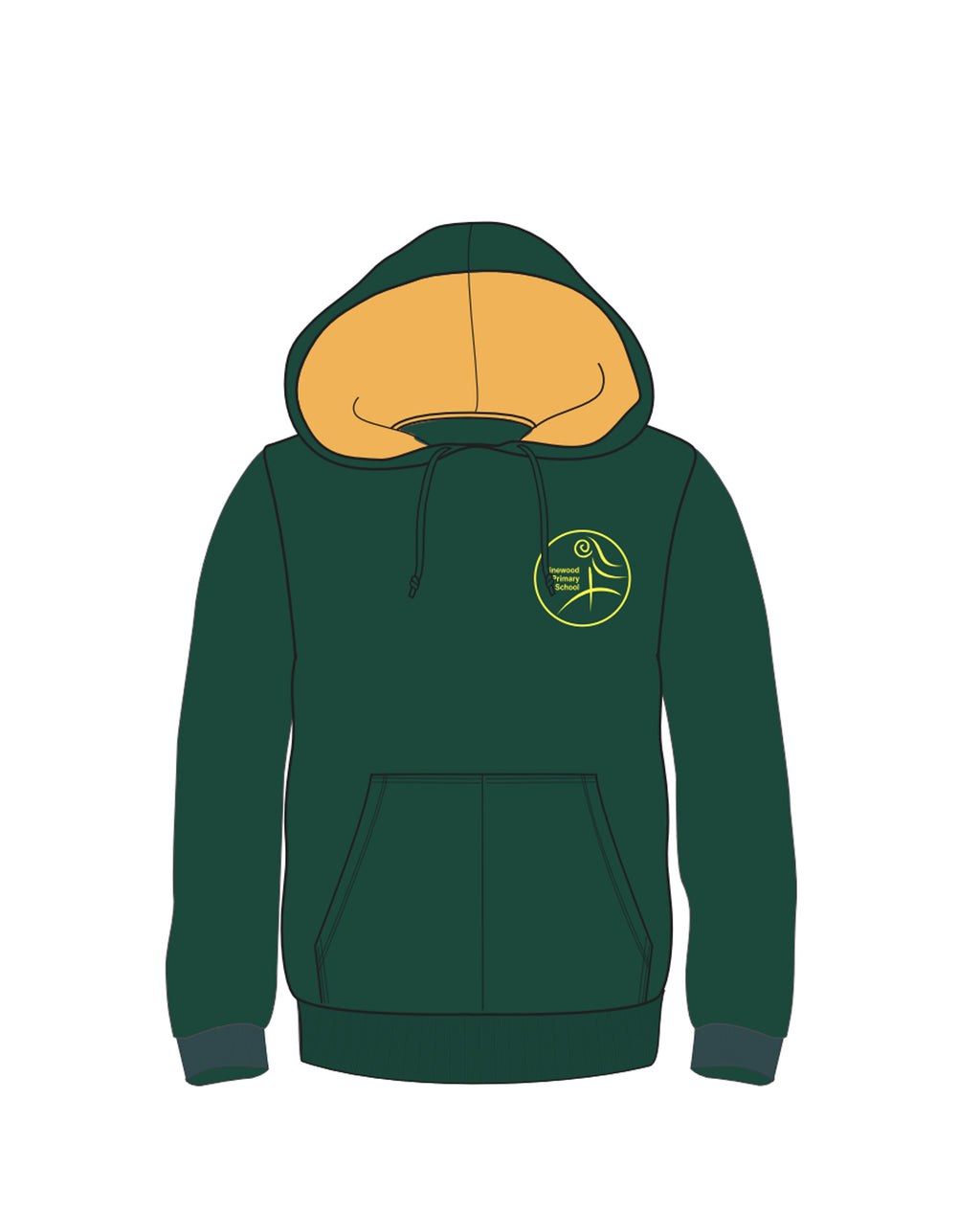 Hooded Windcheater - Contrast Hood Insert
