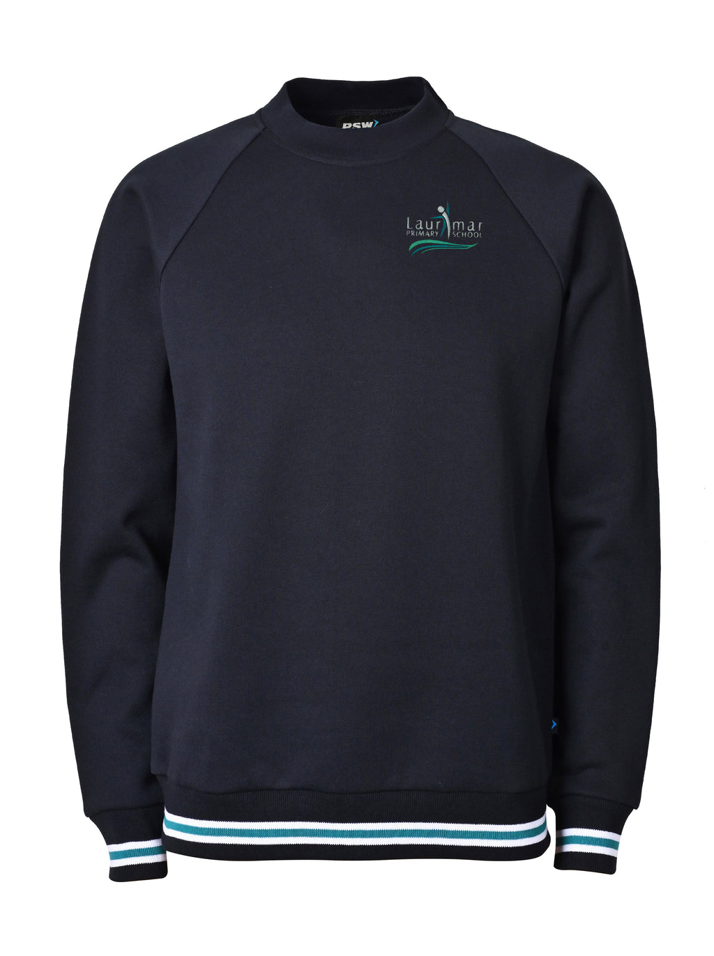 Stripe rib windcheater, Raglan sleeve