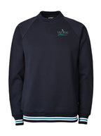 Stripe rib windcheater, Raglan sleeve