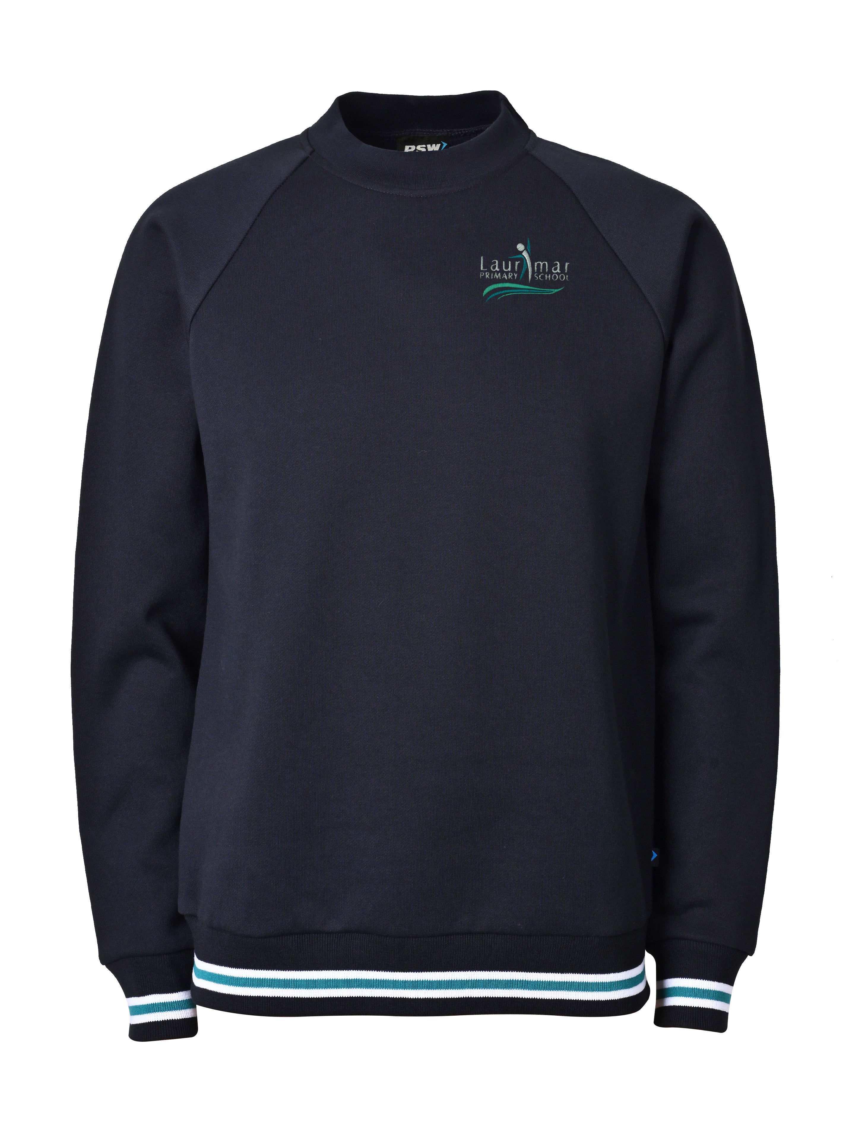 Stripe rib windcheater, Raglan sleeve