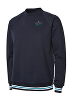 Stripe rib windcheater, Raglan sleeve
