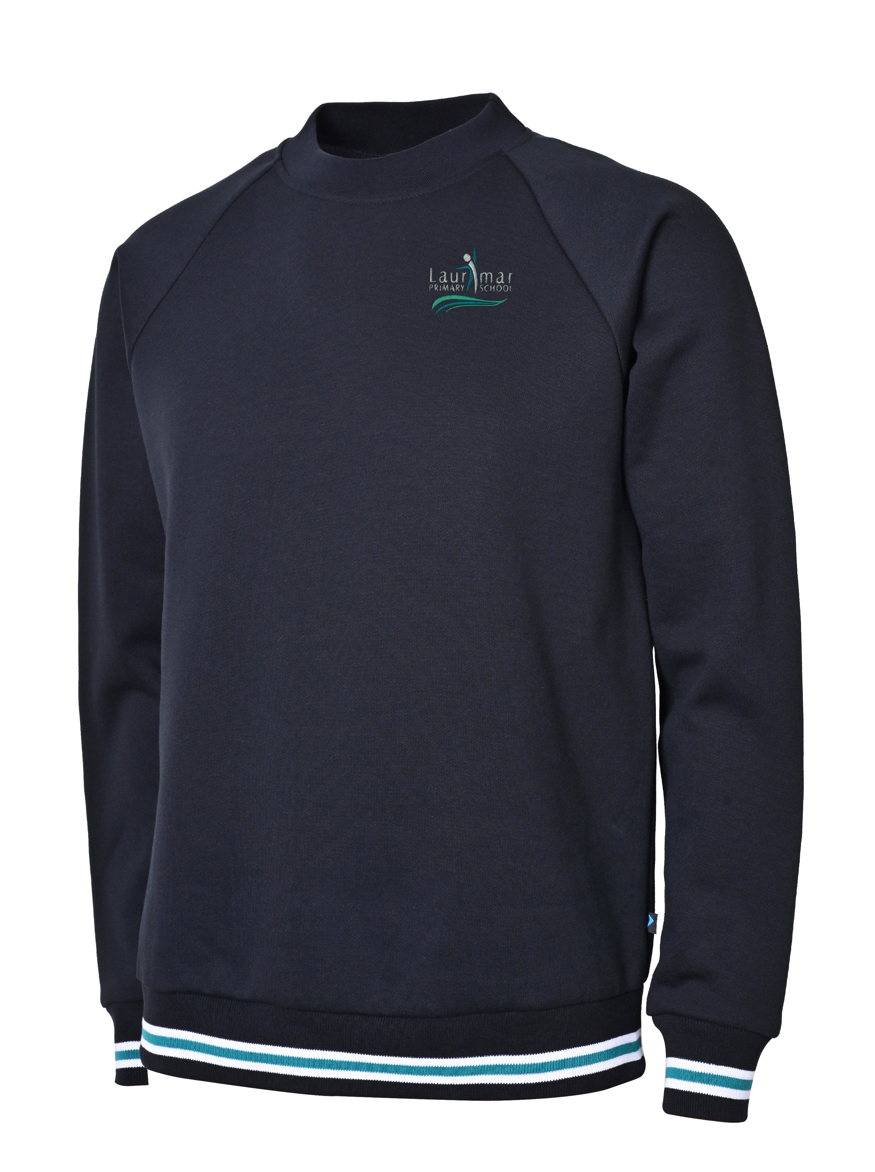 Stripe rib windcheater, Raglan sleeve