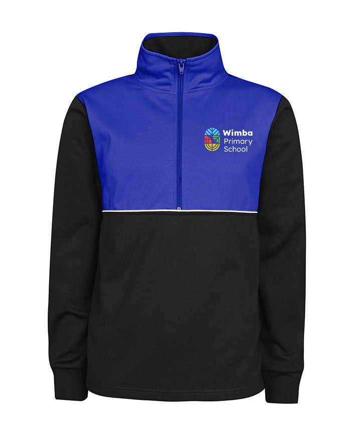 1/4 Zip Yoke Track Jacket