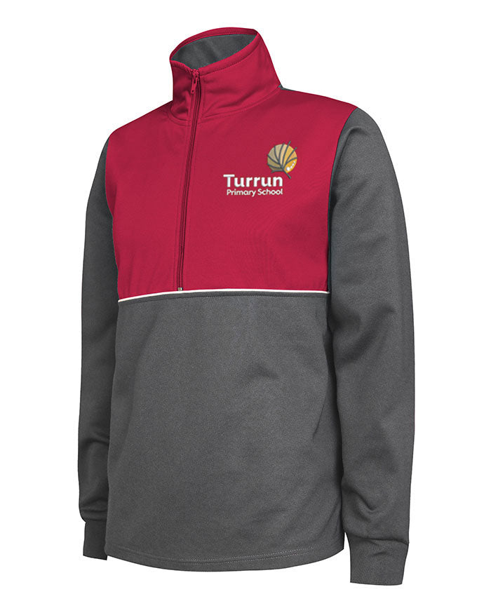 1/4 Zip Yoke Track Jacket
