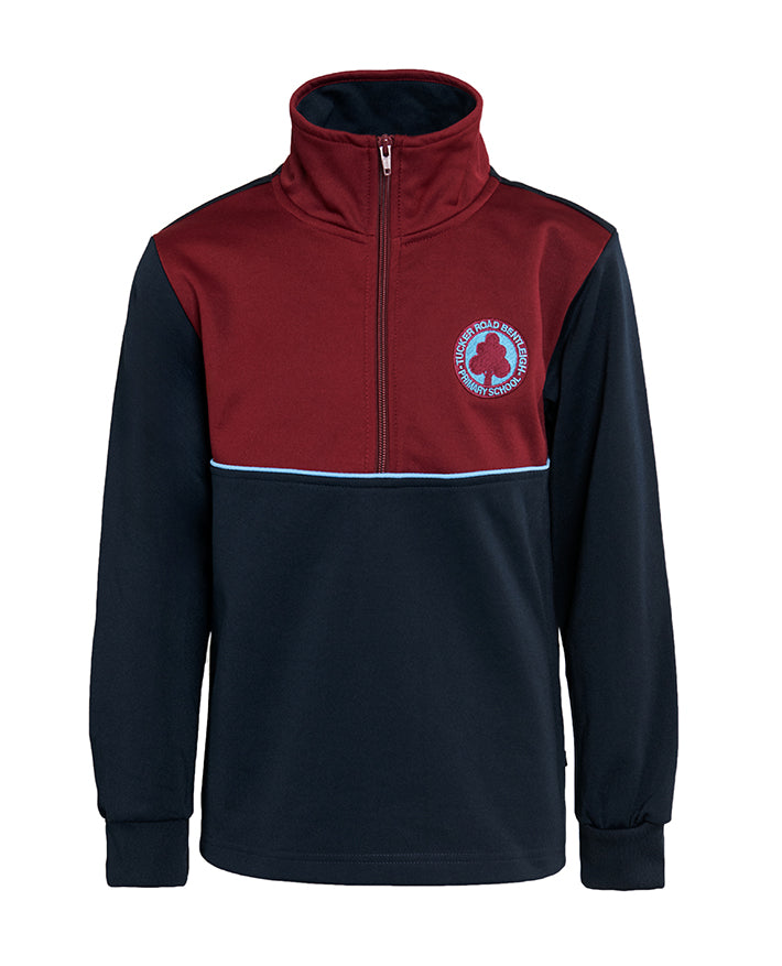 1/4 Zip Yoke Track Jacket