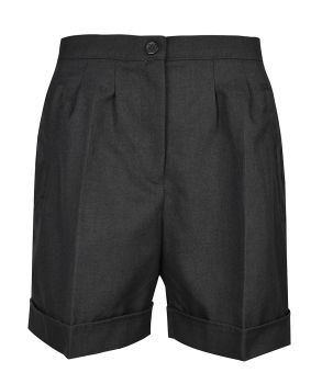 Ladies Tailored Shorts-Adjustable Waist