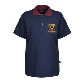 S/S Polo Shirt - Contrast Collar - 100% Cotton