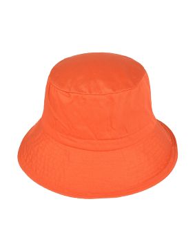 Adjustable Bucket Hat with Wide Brim - No piping