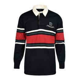 Rugby Jumper with 3 colour Stripes
