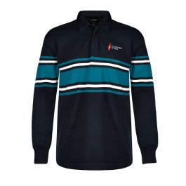 Rugby Jumper with Horizontal Stripes
