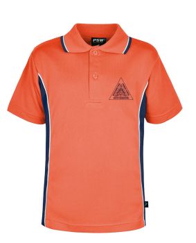 S/S Mesh Panelled Polo