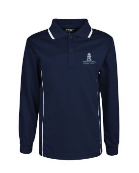 L/S Polo With Contrast Piping