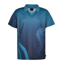 S/S Sublimated V-neck Polo